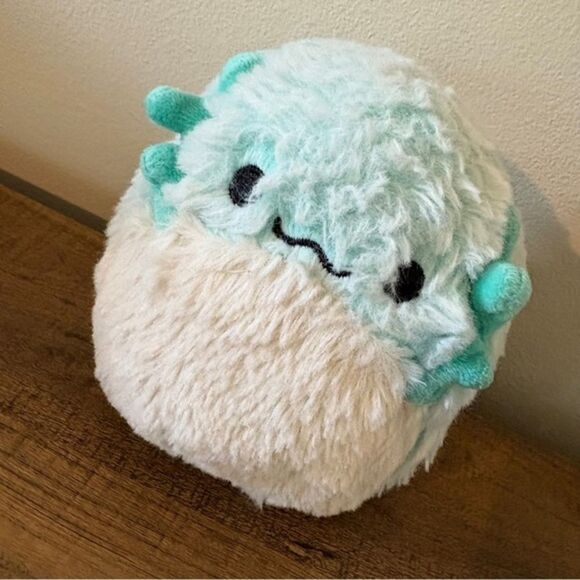 Fuzz-a-mallows Squishmallows Teal Bearded Dragon Flannery 5" Plush Stuffed Anima - Picture 1 of 8